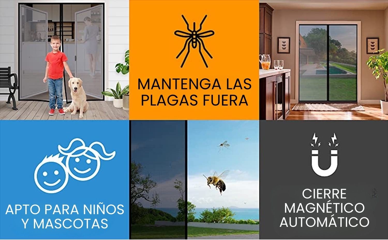 mejor puerta mosquitera diy espana
