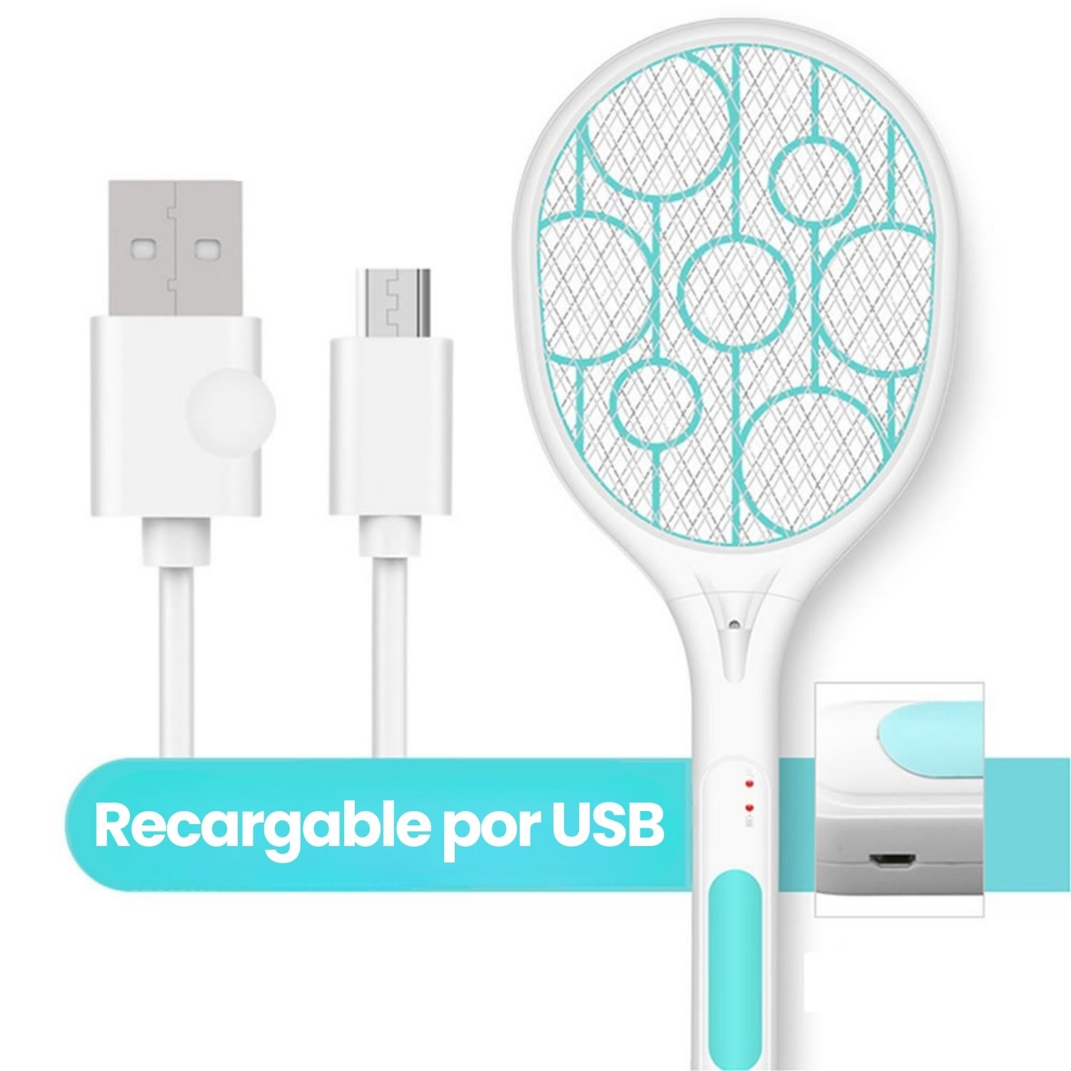 raqueta electrica matamoscas