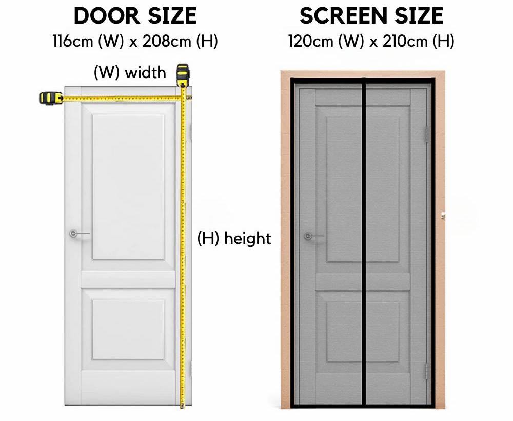Magnetic Screen Door | Magnet Door Screens | Magnetic Mesh Screen Doors: image 3