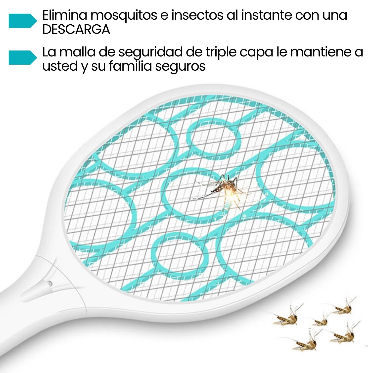 Raqueta Eléctrica Matamosquitos | Raqueta Matamosquitos | Raqueta Eléctrica Matamoscas: image 5