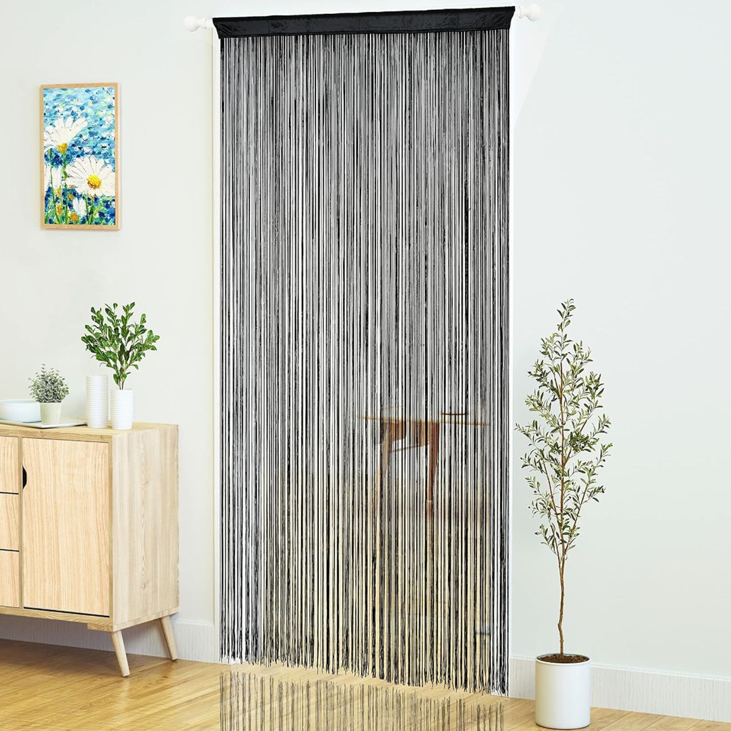 Cortina para Puerta | Cortina de Hilos para Puerta | Cortina Antimoscas para Puerta
