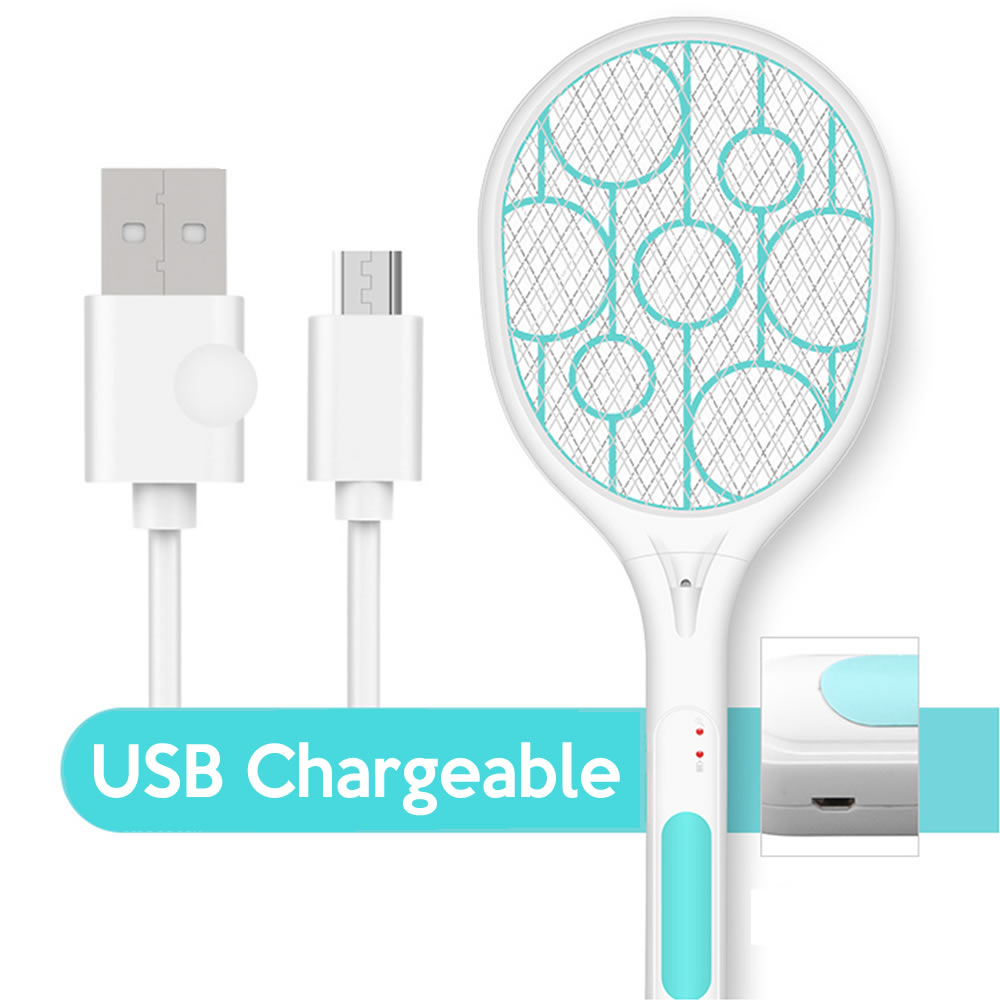 Electric Mosquito Swatter | Mosquito Racquet Swatter | Electric Racket Fly Swatter: image 3