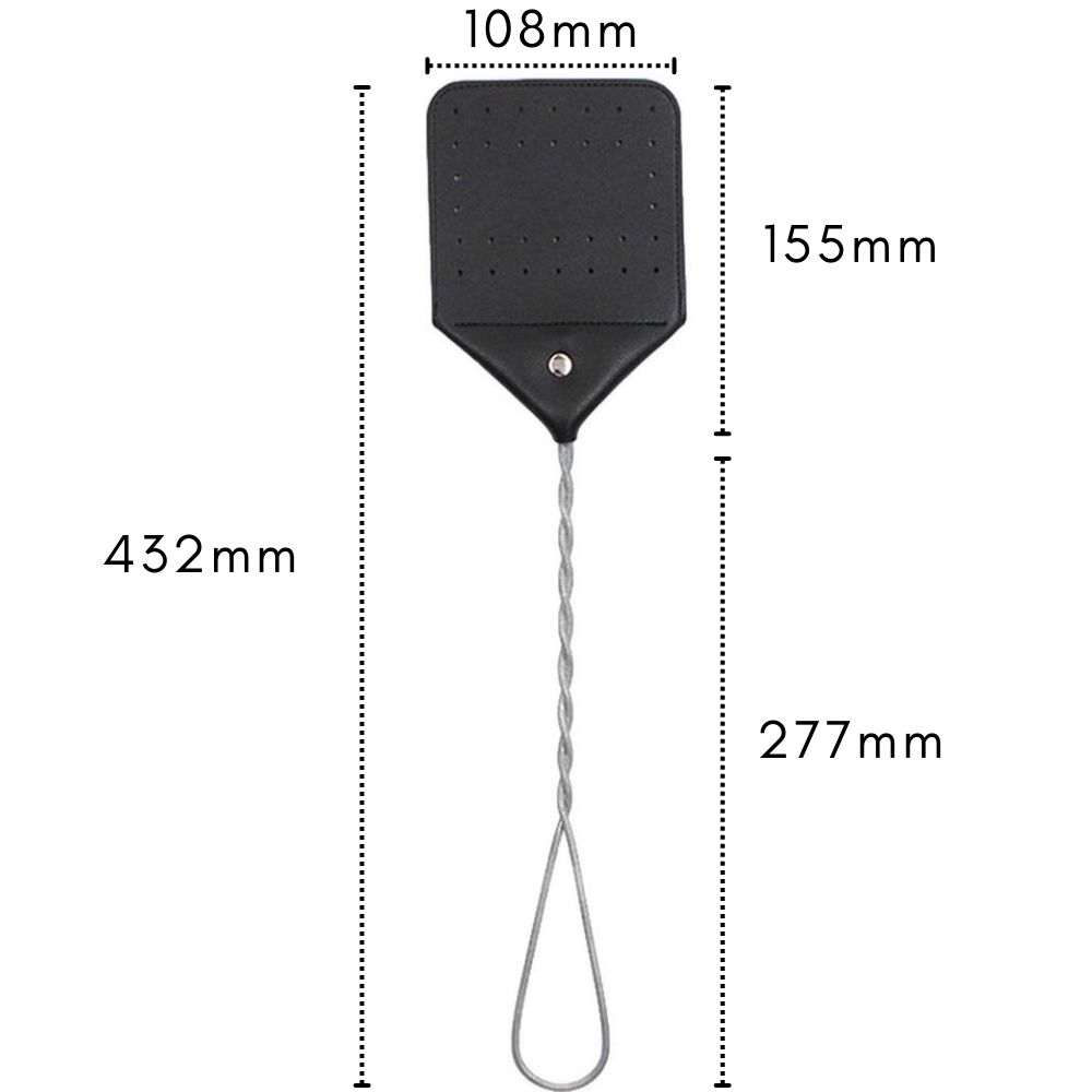 Leather Fly Swatter | Heavy Duty Flyswatter | Leather Insect Swat: image 6